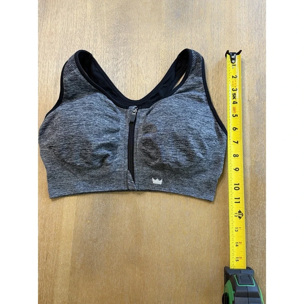 Shefit‎ Lounge Sports Bra Luxe Zip Front High Impact Padded